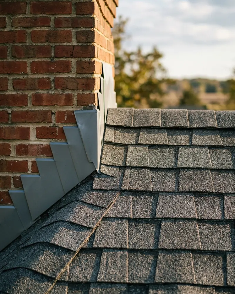 Close-up of Chimney Repair work by Beardman Building Services in Riverview